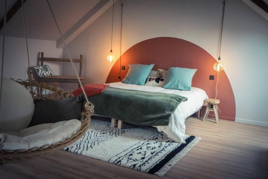 Maison Eliste - Love Gite Chic Avec Jacuzzi Interieur ลา กาซิลยี ภายนอก รูปภาพ